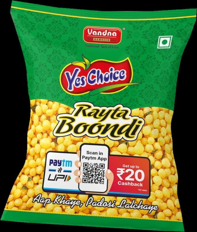 Yes Choice Rayta Boondi pack